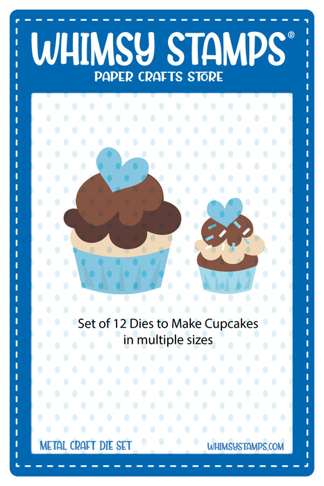 Cupcake Die Set - Whimsy Stamps