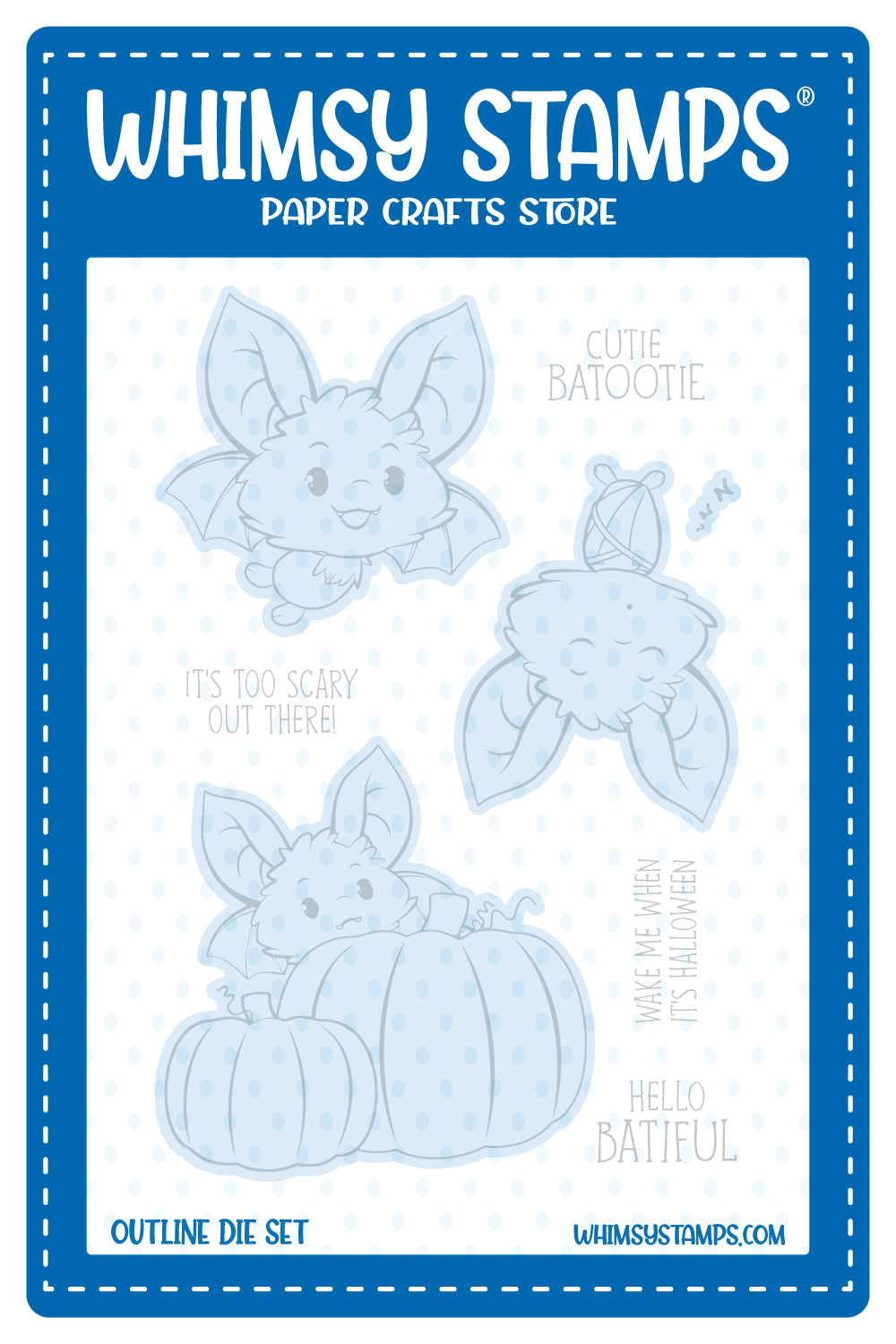 Cutie Batootie Outline Die Set