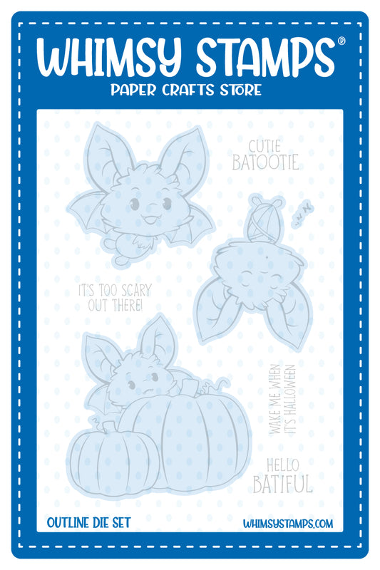 Cutie Batootie Outline Die Set