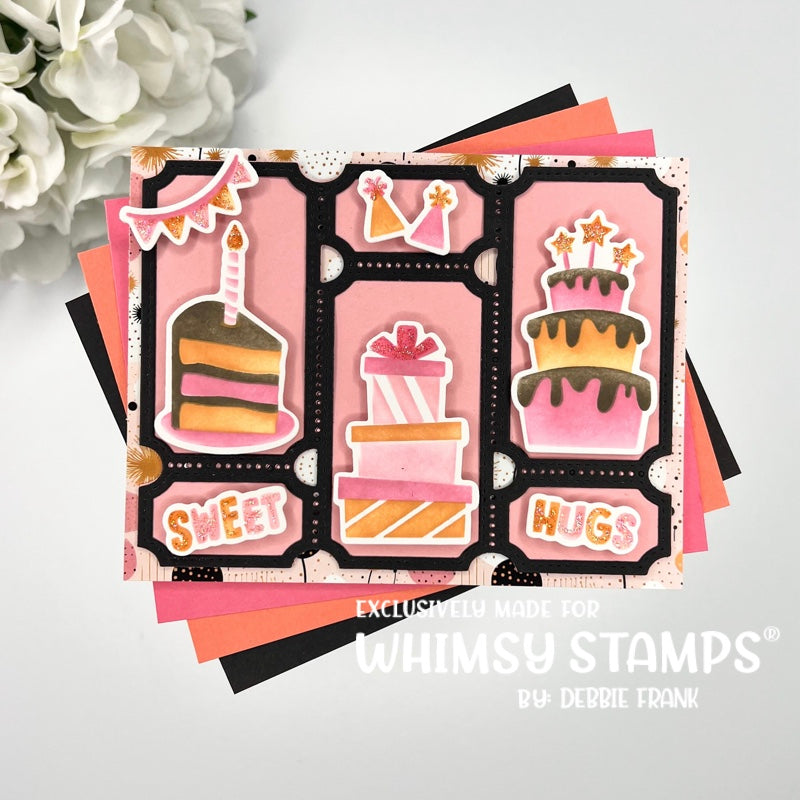 *NEW Birthday Wish Outline Die Set - Whimsy Stamps