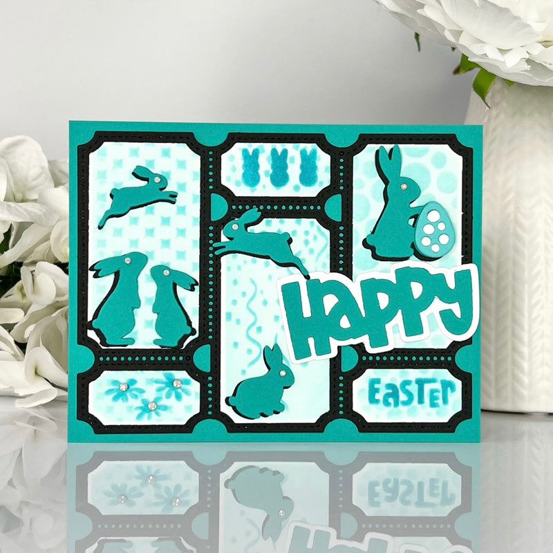 *NEW Bunny Silhouettes Die Set - Whimsy Stamps
