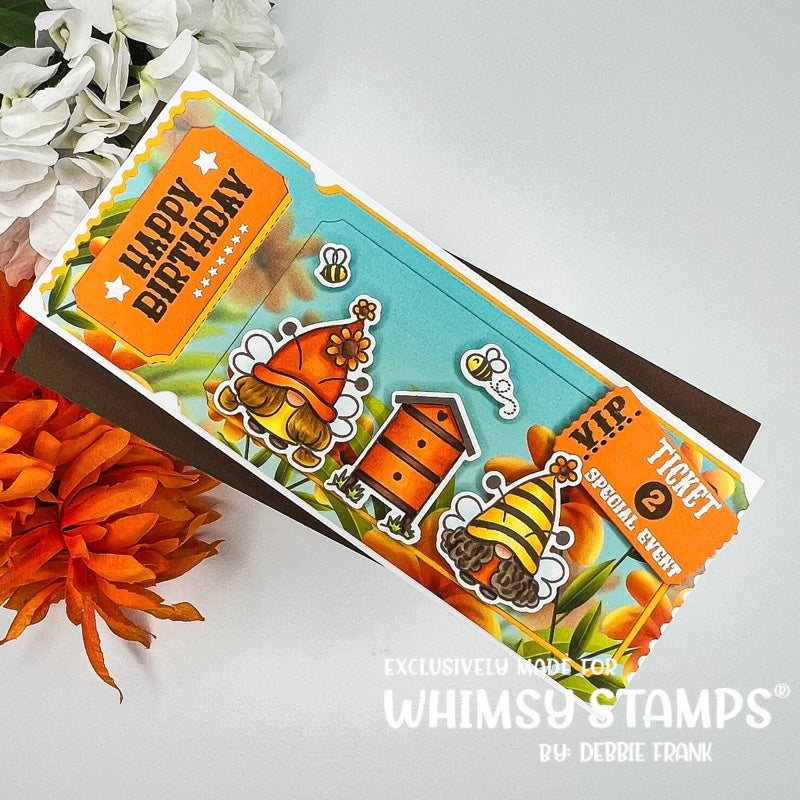 *NEW Terrific Slim Tickets Windows Die Set - Whimsy Stamps