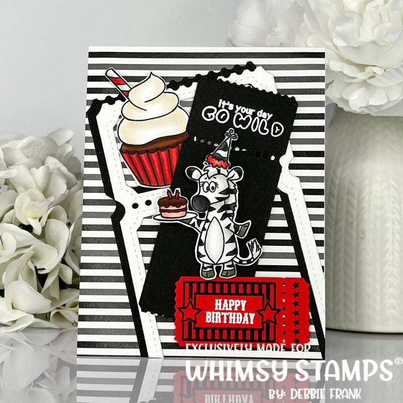 *NEW Terrific Slim Tickets Windows Die Set - Whimsy Stamps