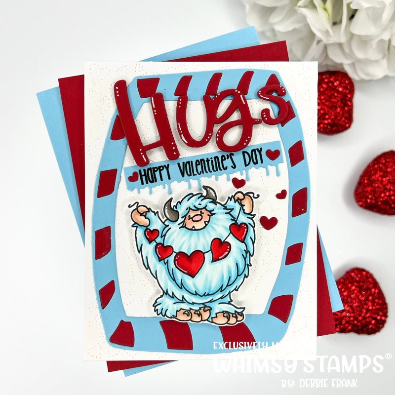 Big Hugs Word Die Set - Whimsy Stamps