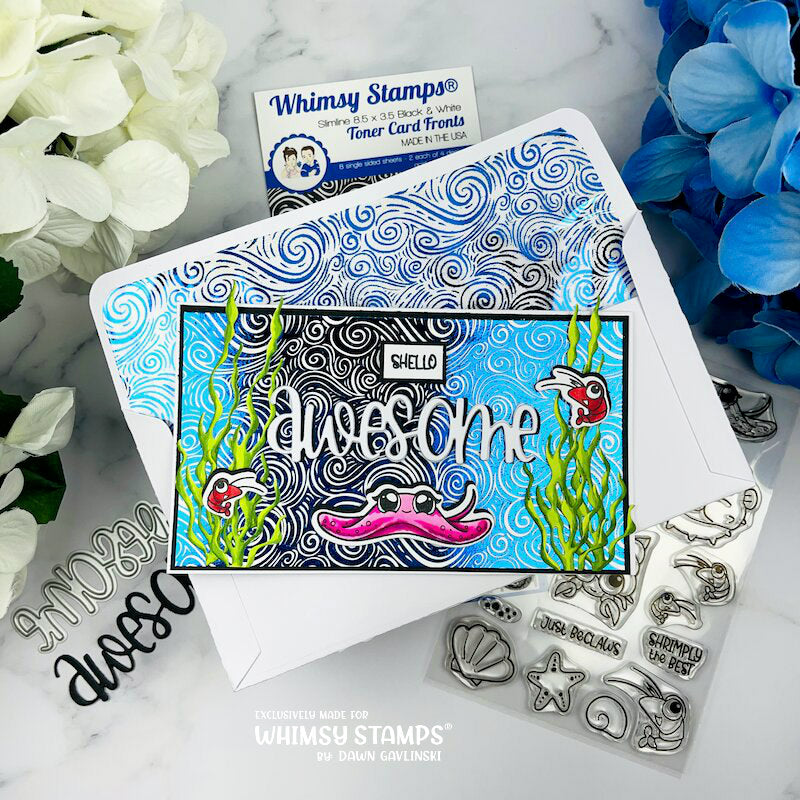 Under the Sea Clear Stamps - Whimsy Stamps