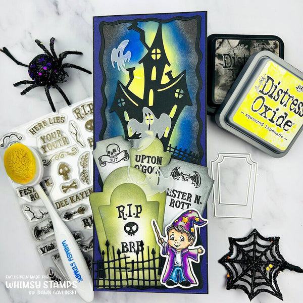Build-a-Graveyard Die Set - Whimsy Stamps