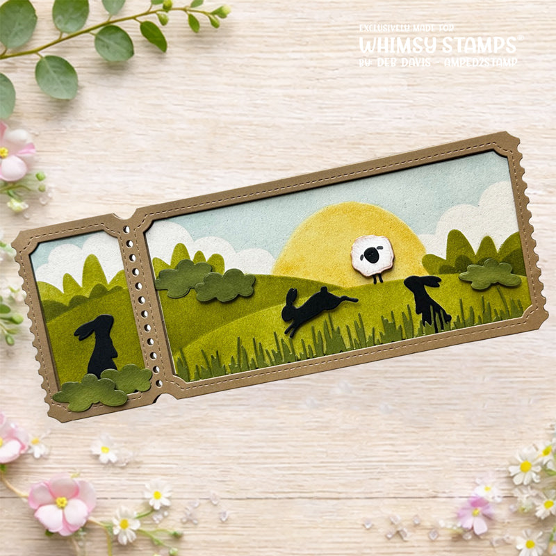 *NEW Bunny Silhouettes Die Set - Whimsy Stamps