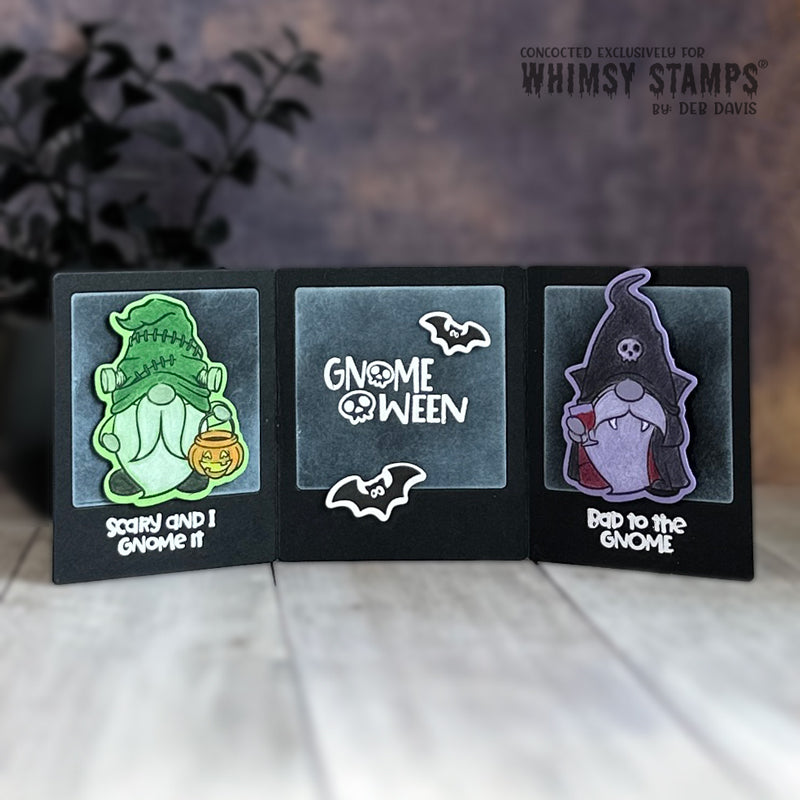 *NEW GnomeOween Clear Stamps - Whimsy Stamps