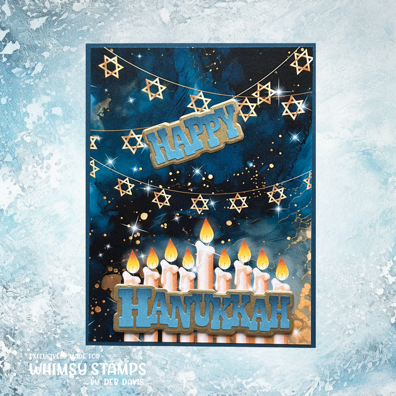 *NEW Quick Card Fronts - Hanukkah - Whimsy Stamps