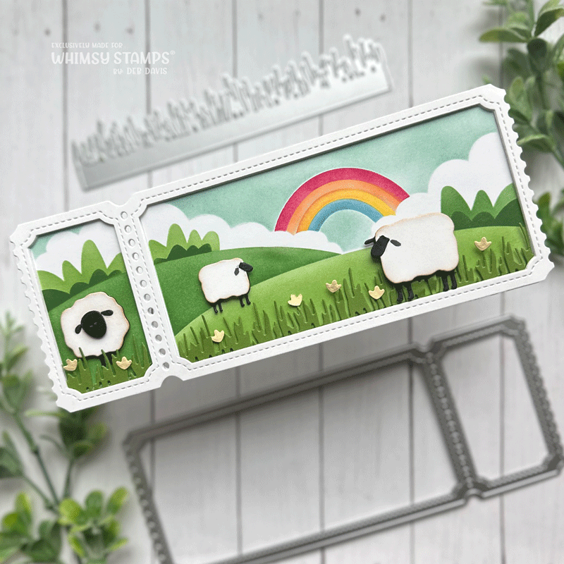 Field of Flowers Die Set - Whimsy Stamps