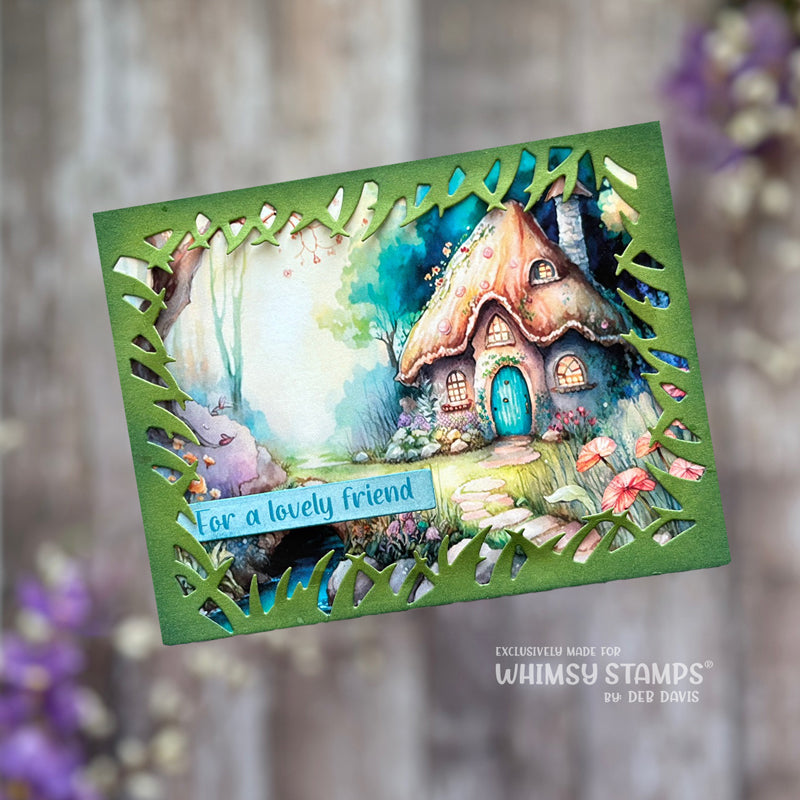 **NEW Quick Card Fronts - Enchanted Cottage 2 - Whimsy Stamps