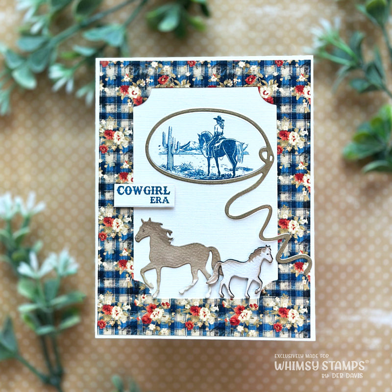 Roaming Horses Die Set - Whimsy Stamps
