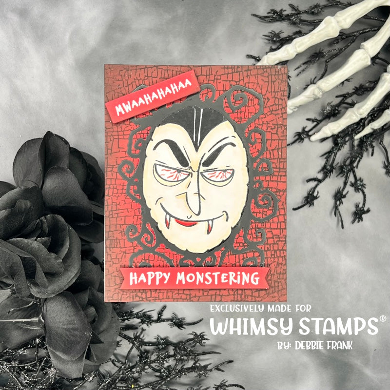 Monster Close Ups Clear Stamps - Whimsy Stamps