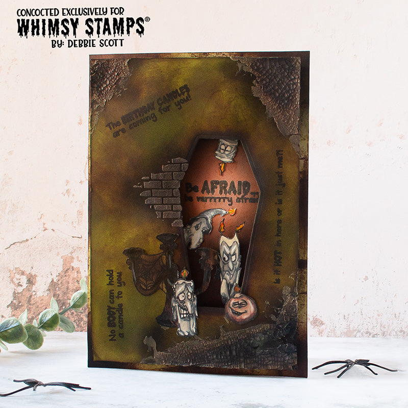 Candle Creeps Clear Stamps