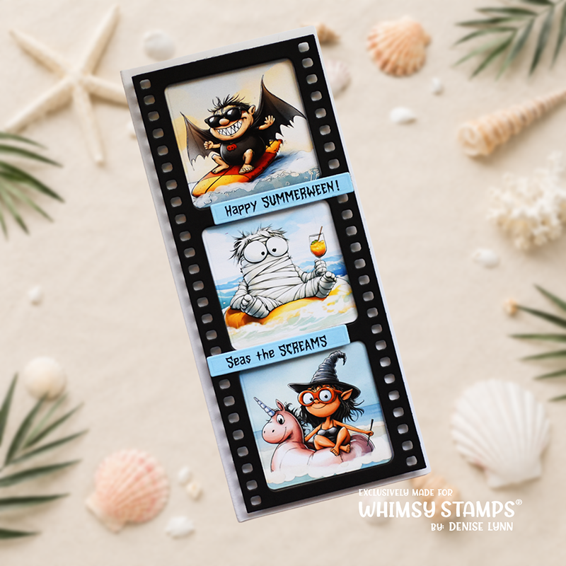 Quick Card Fronts - Summerween - Whimsy Stamps