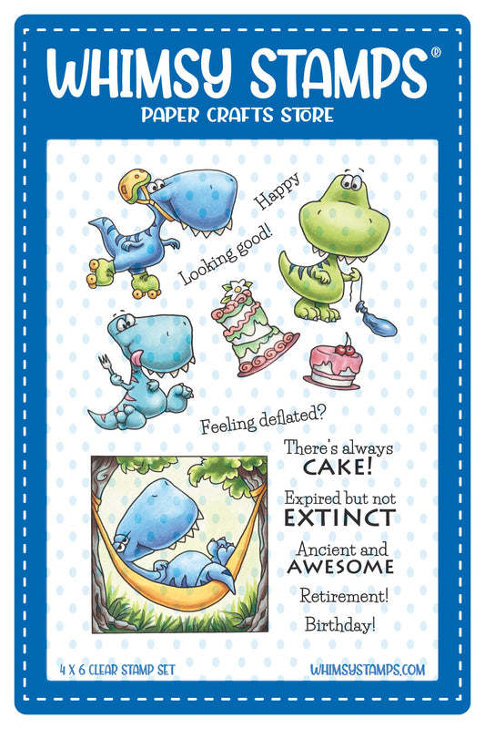 **NEW Dino Mighties Clear Stamps - Whimsy Stamps