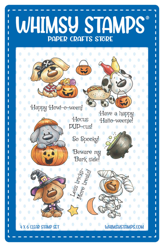 Doggies Halloween Clear Stamps