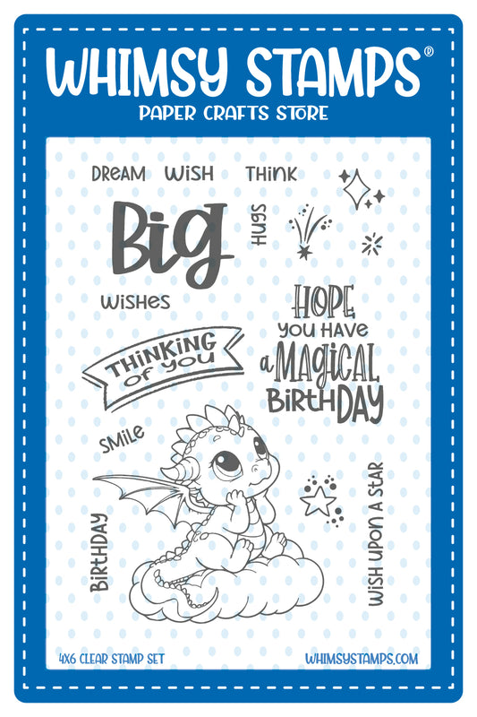 *NEW Dragon Dreams Clear Stamps - Whimsy Stamps