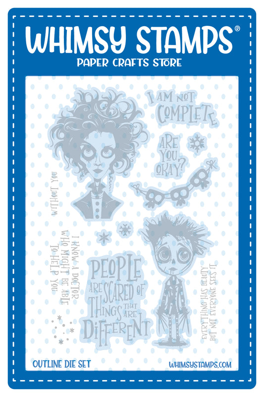 *NEW Edward Outline Die Set - Whimsy Stamps