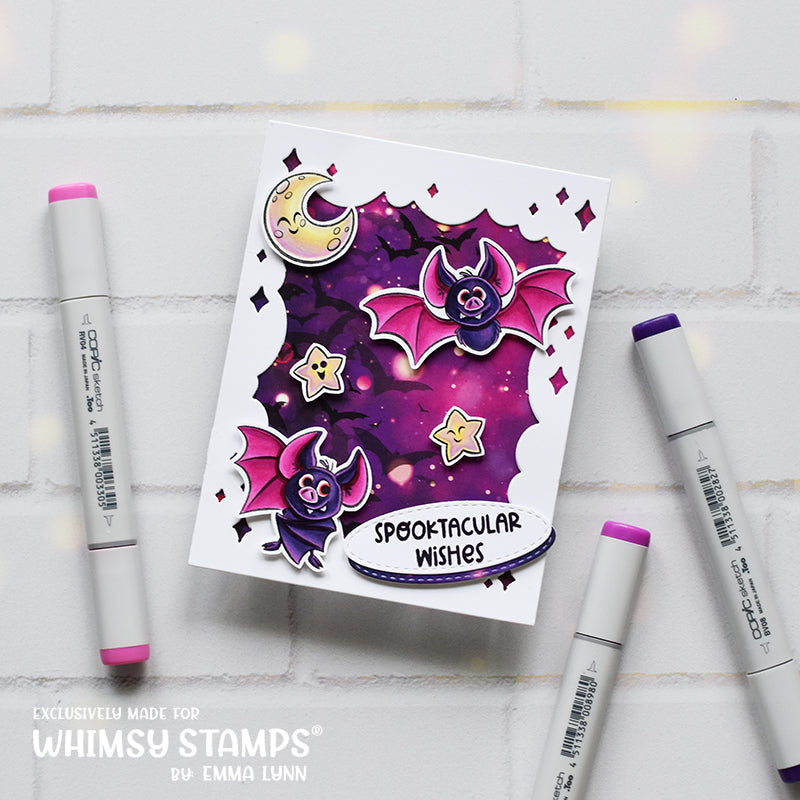 *NEW Let's Get Spooky Clear Stamps - Whimsy Stamps