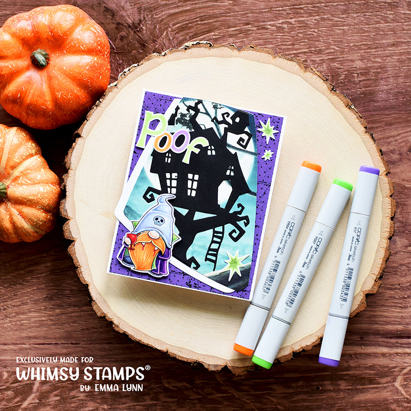 *NEW GnomeOween Clear Stamps - Whimsy Stamps