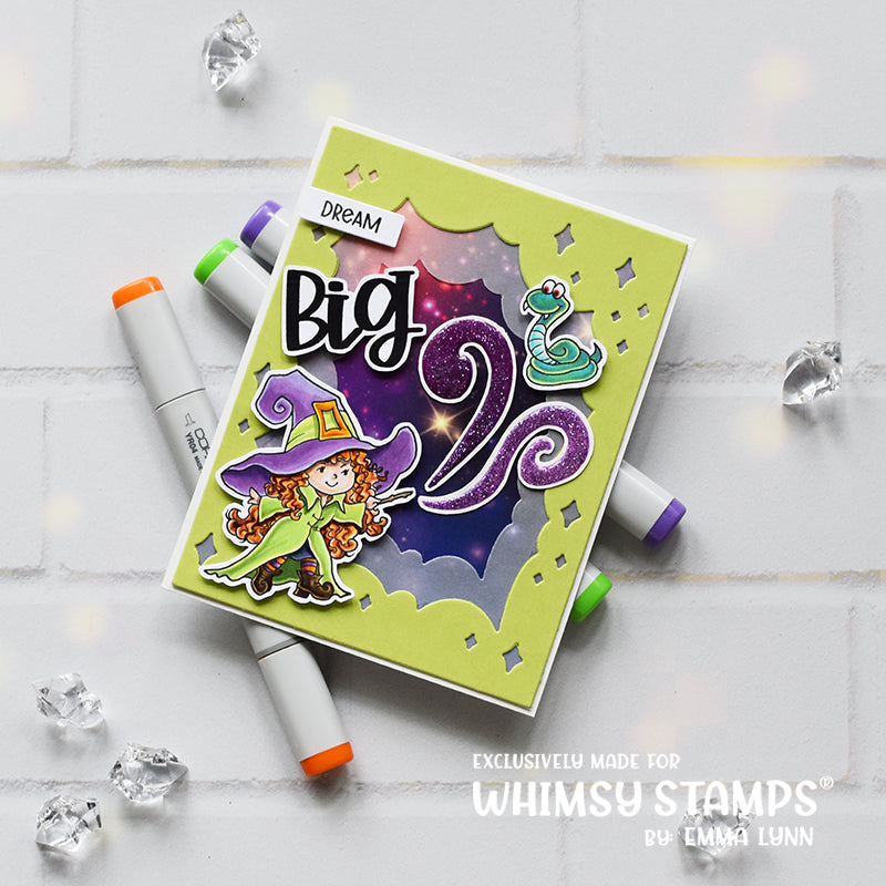 *NEW Halloween Tricks Clear Stamps - Whimsy Stamps