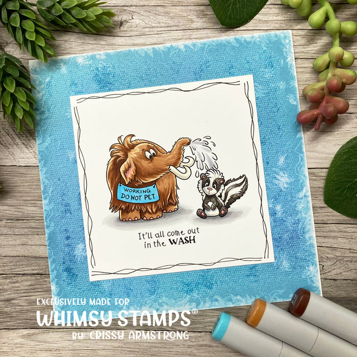 Ancient Days Wash Clear Stamps - Whimsy Stamps