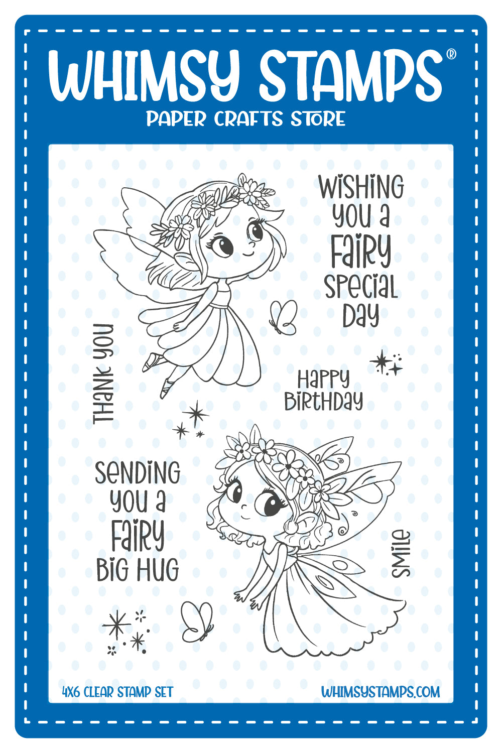Fairy Special Clear Stamps - Whimsy Stamps