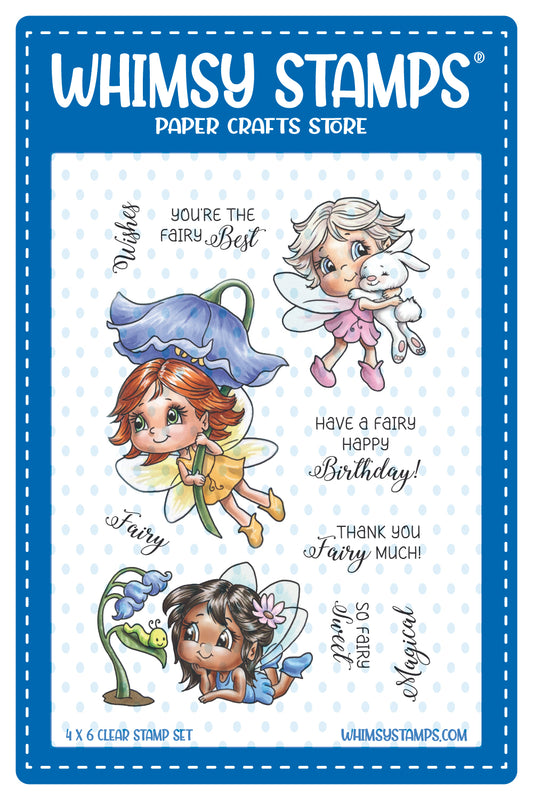 **NEW Fairy Wishes Clear Stamps - Whimsy Stamps