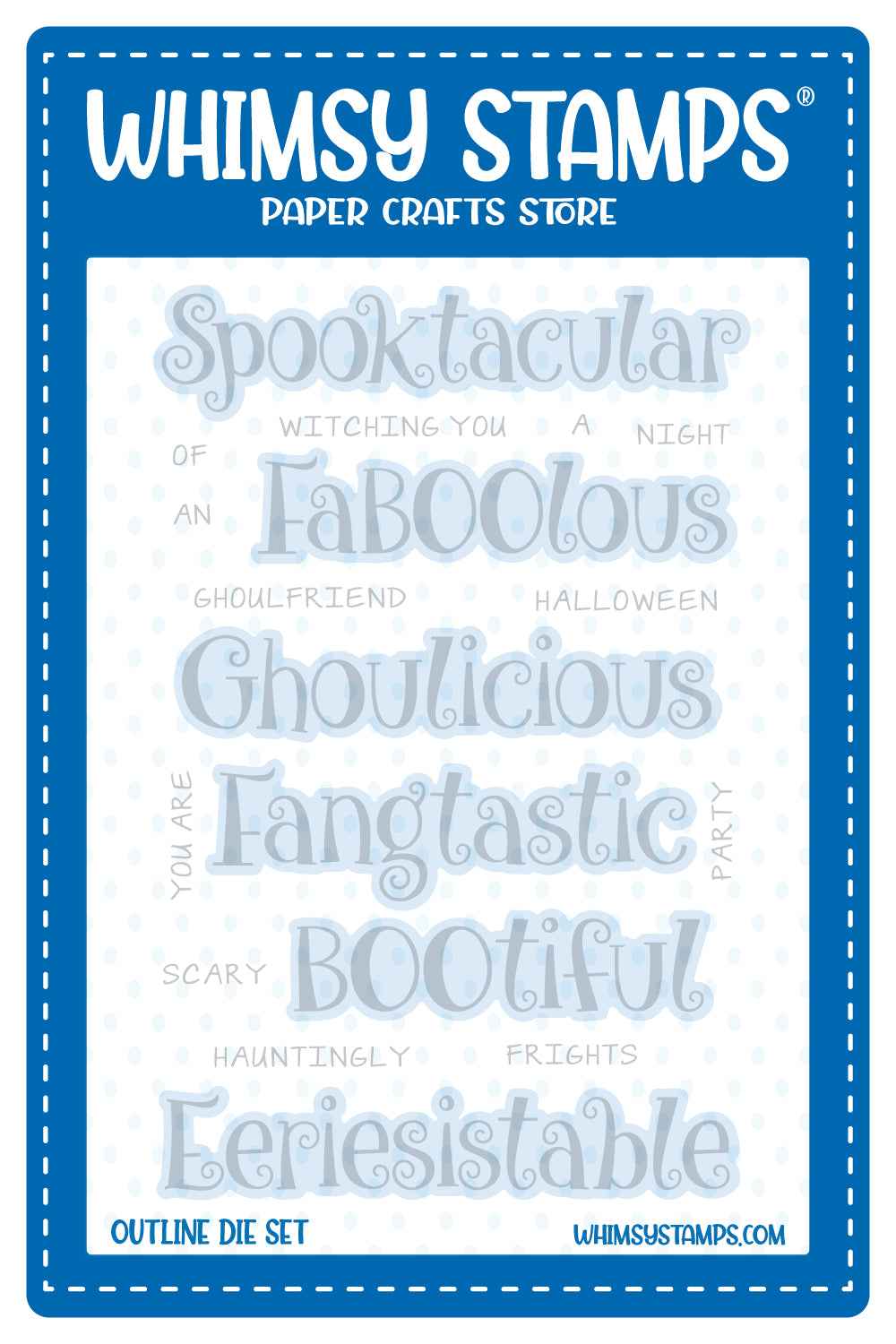 Fangtastic Outline Die Set