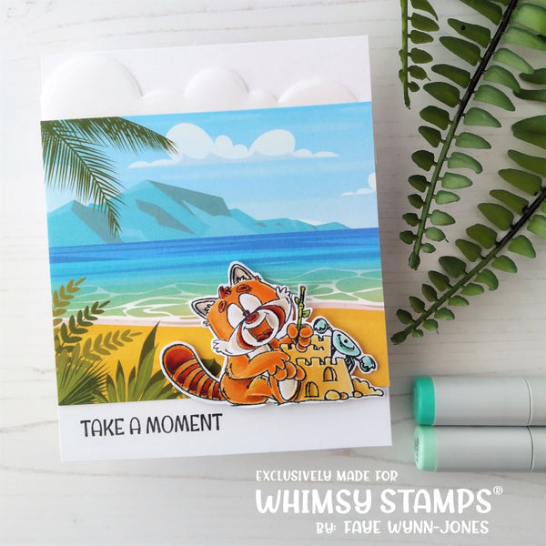 *NEW Slimline Paper Pack - Just Beachy - Whimsy Stamps