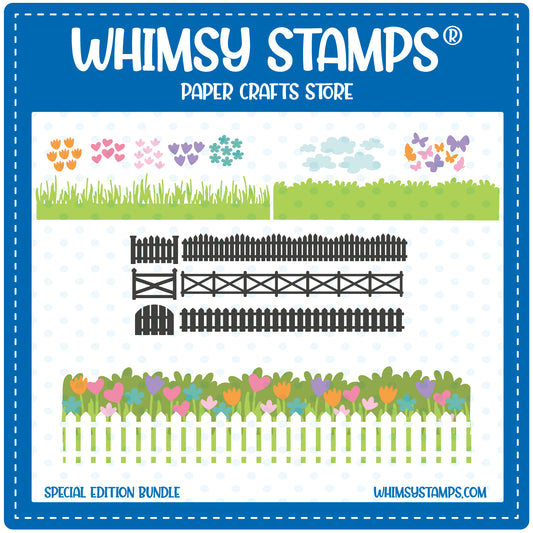 Field of Borders Bundle - Whimsy Stamps