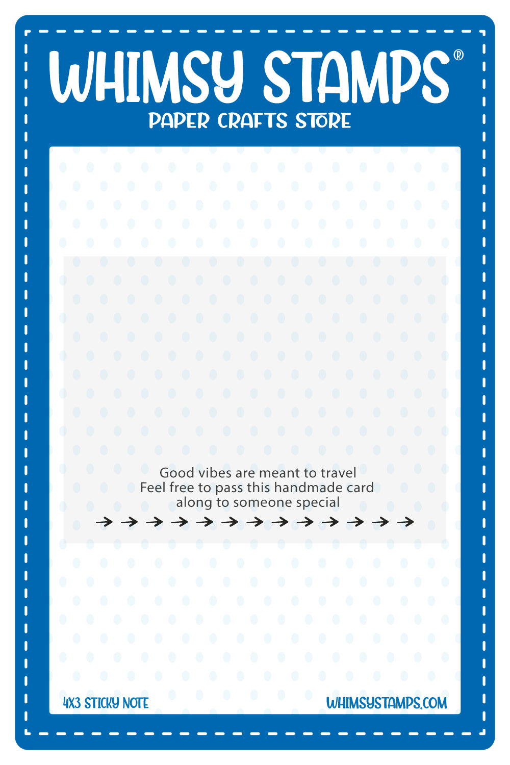 Sticky Notes - Good Vibes - Whimsy Stamps