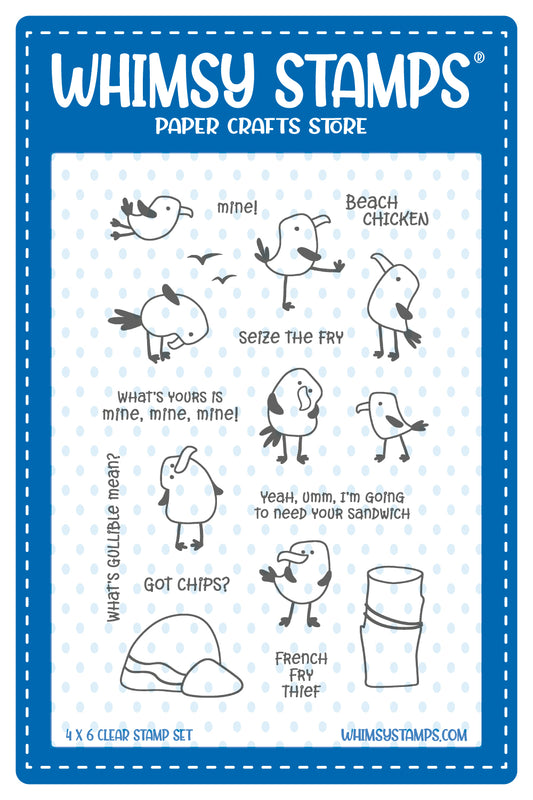 **NEW Gullibles Clear Stamps - Whimsy Stamps