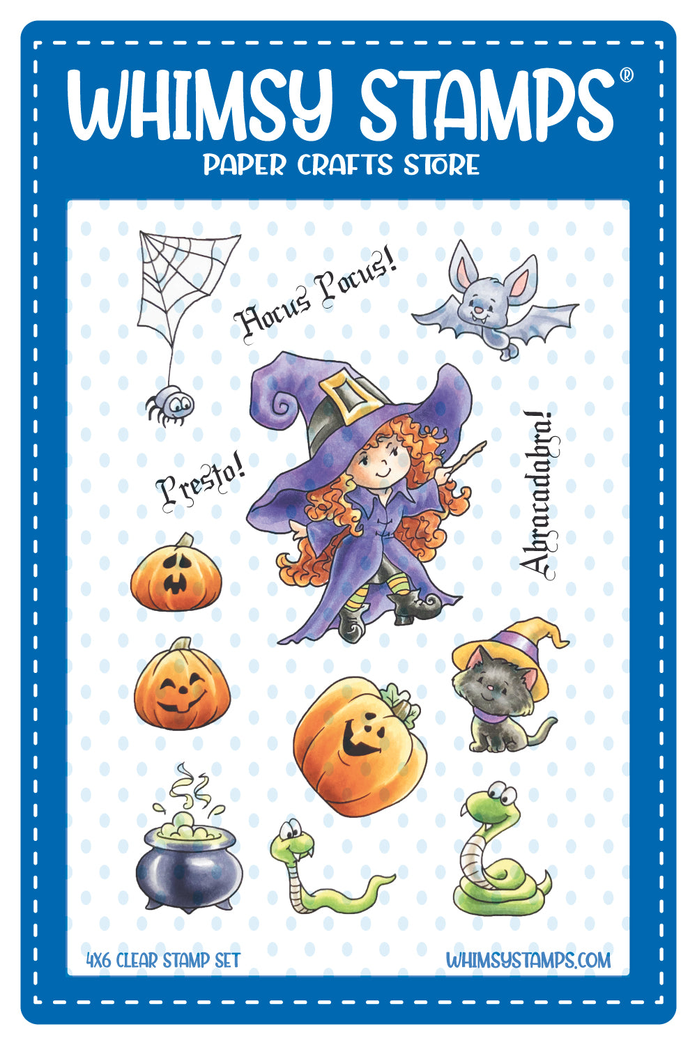 *NEW Halloween Tricks Clear Stamps - Whimsy Stamps