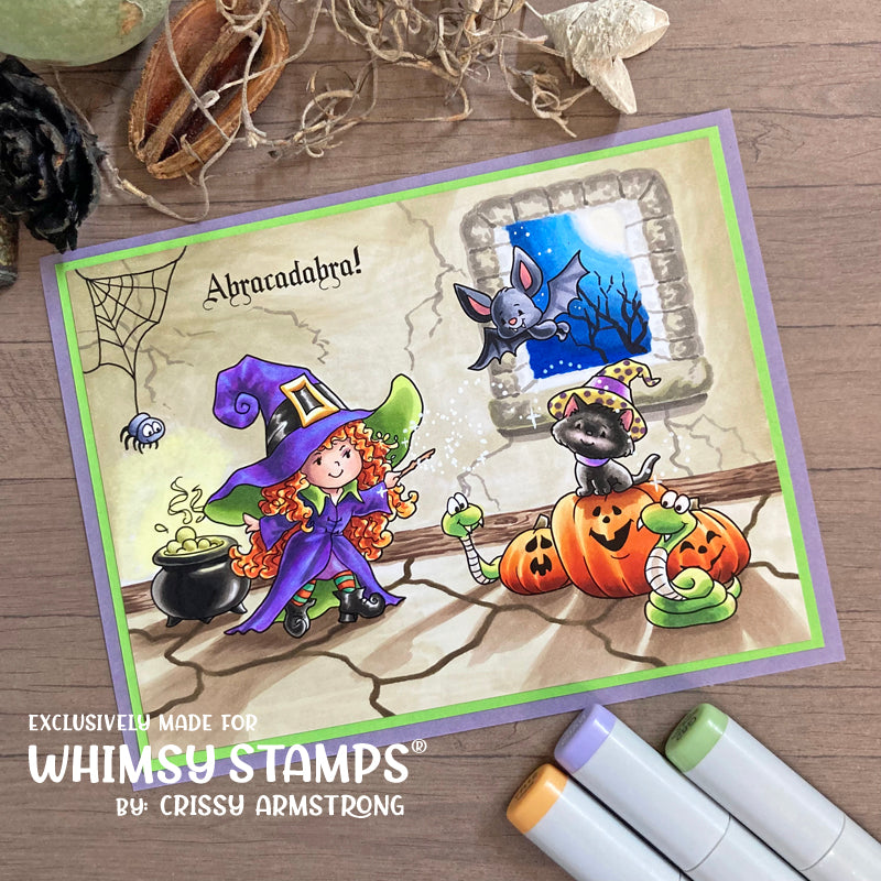 Halloween Tricks Clear Stamps - Whimsy Stamps