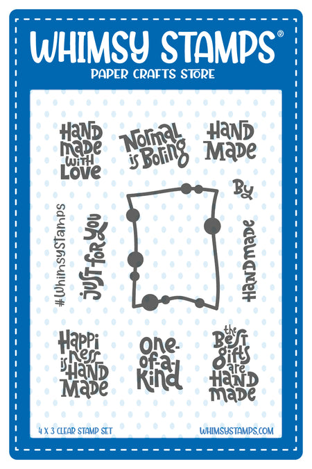 **NEW Handmade Weirdo Clear Stamps - Whimsy Stamps