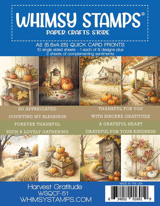 Quick Card Fronts - Harvest Gratitude