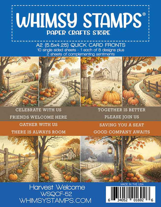 Quick Card Fronts - Harvest Welcome