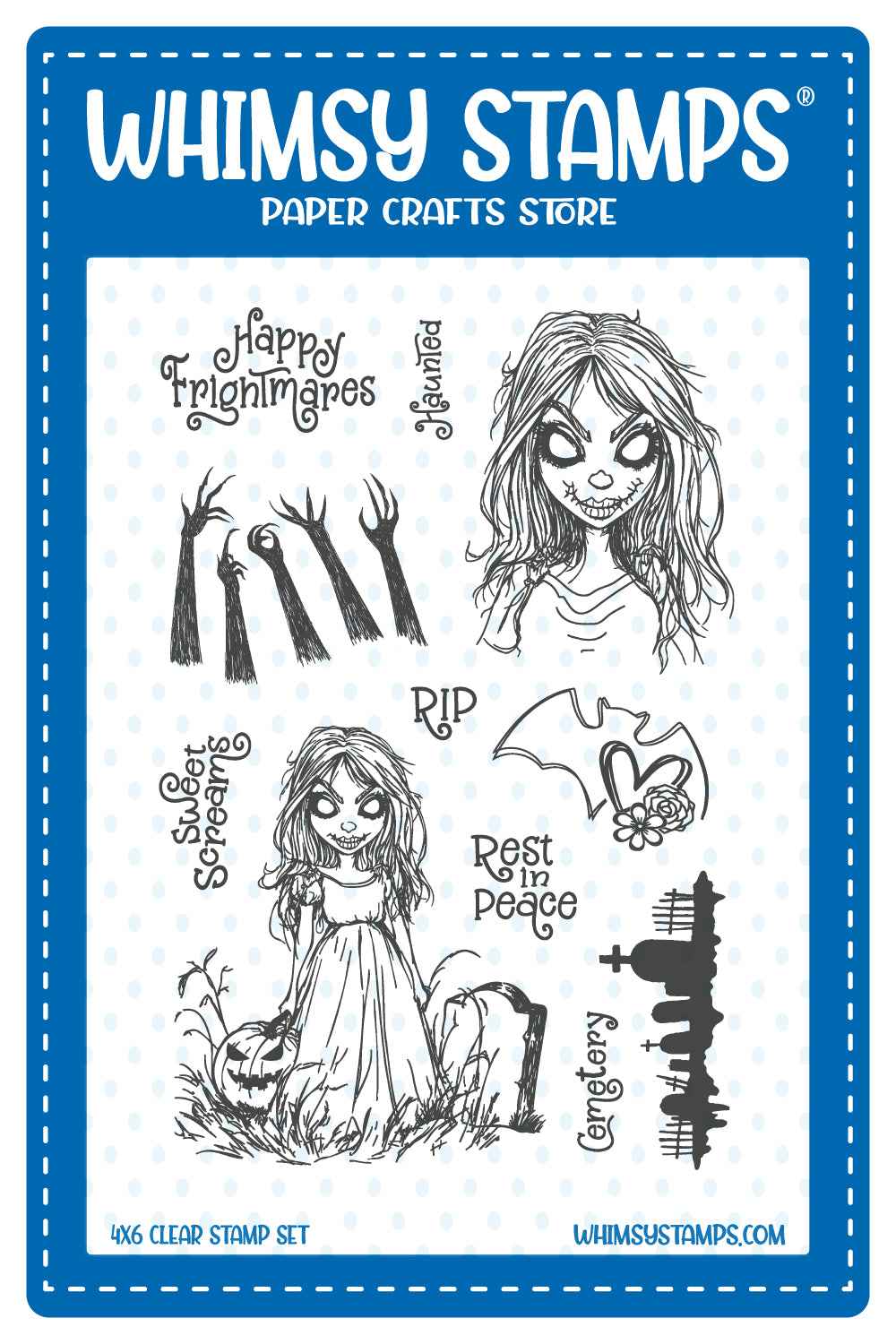Haunted Screams Clear Stamps