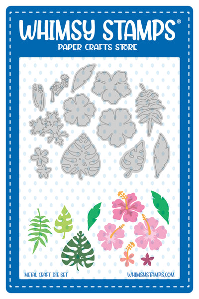 **NEW Hibiscus Flower DIe Set - Whimsy Stamps