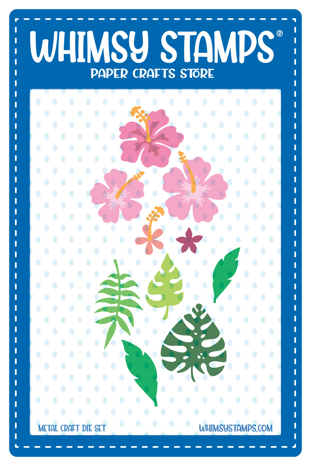 Hibiscus Flower Die Set - Whimsy Stamps