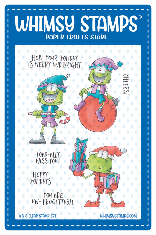 **NEW Hoppy Holidays Clear Stamps - Whimsy Stamps