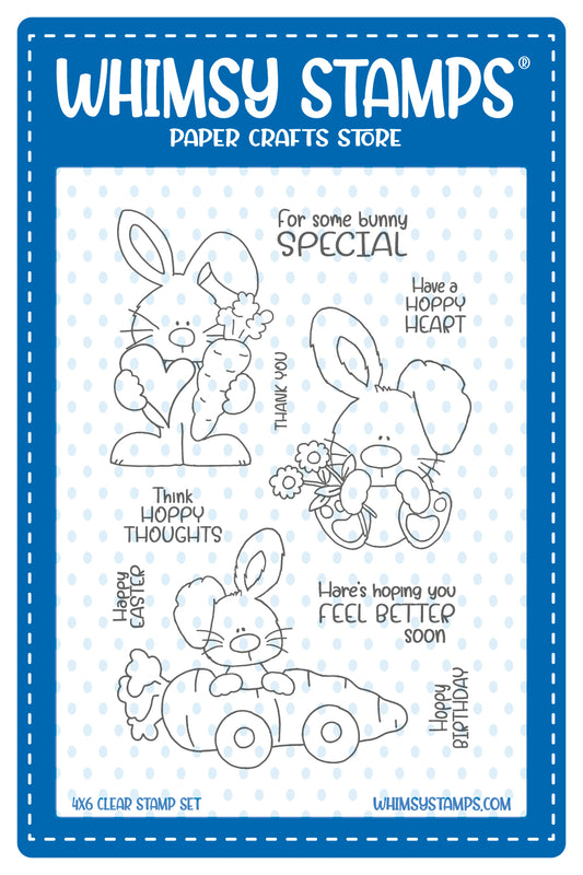 **NEW Hoppy Thoughts Clear Stamps