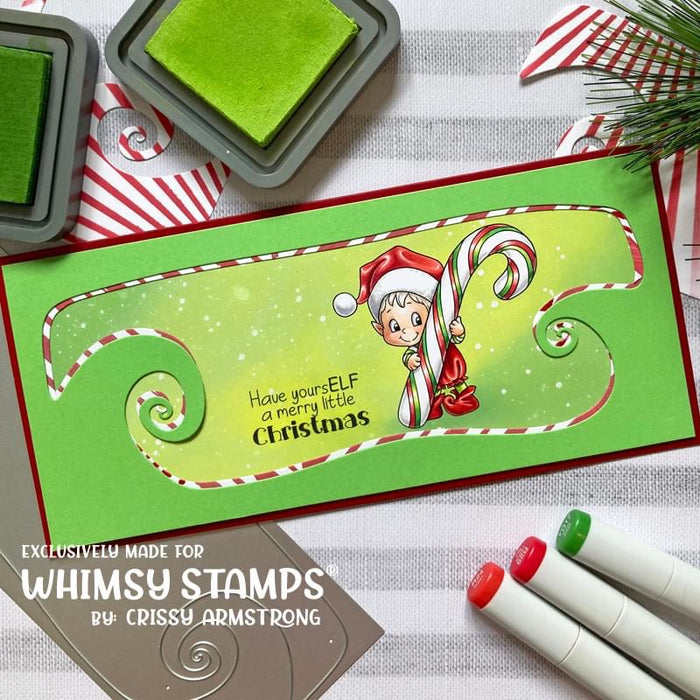 **NEW Elves on Christmas Clear Stamps - Whimsy Stamps