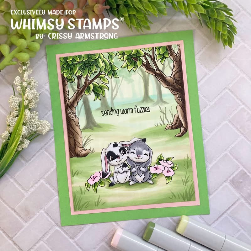 Woodland Valentine Clear Stamps - Whimsy Stamps