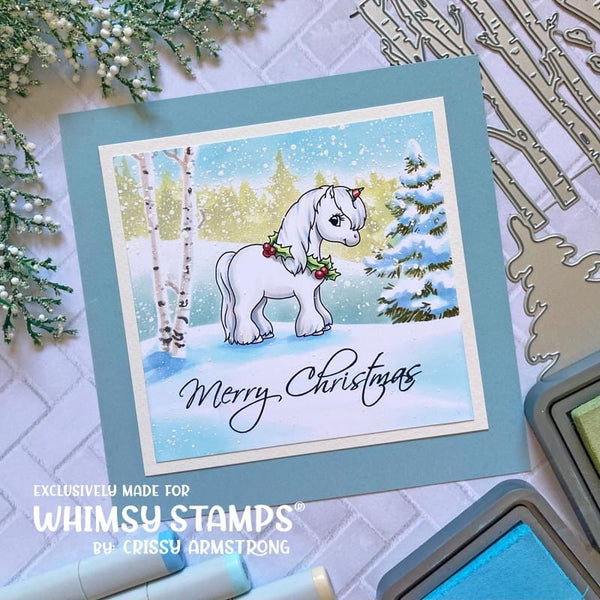 Christmas Critter Wishes - NoFuss Masks - Whimsy Stamps