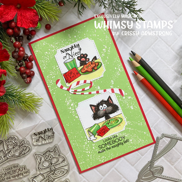 Cat Do Christmas Clear Stamps - Whimsy Stamps