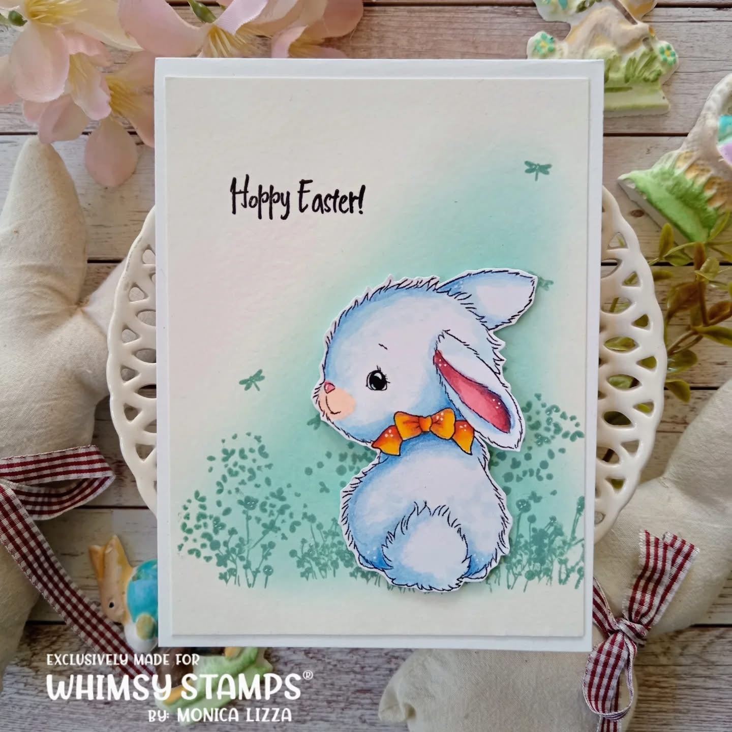 Bunny Cutie - Digital Stamp - Whimsy Stamps
