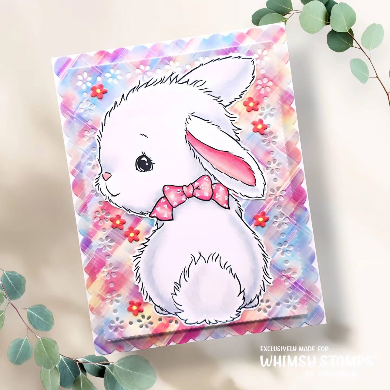 Bunny Cutie - Digital Stamp - Whimsy Stamps